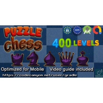Chess Puzzle 400 (Admob + GDPR + Android Studio)