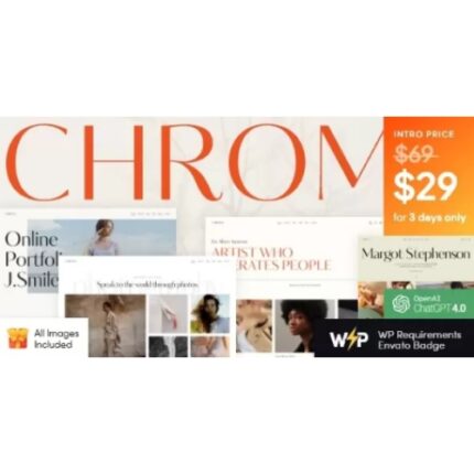 Chroma – Photography Portfolio WordPress Theme