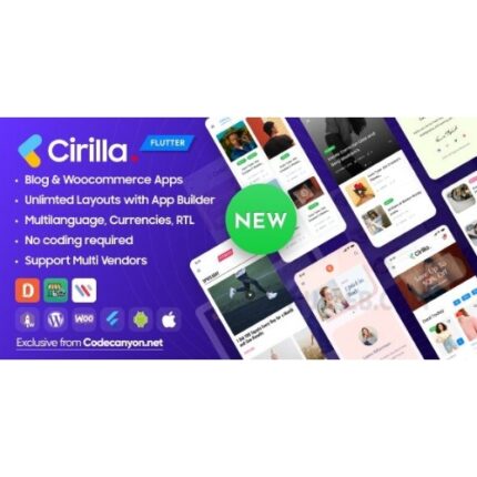 Cirilla – Multipurpose Flutter App For WordPress & Woocommerce