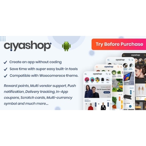 CiyaShop-Native-Android-Application-based-on-WooCommerce-Nulled-1WooCommerce-Nulled-1.jpg CiyaShop Native Android Application based on WooCommerce - Image 1