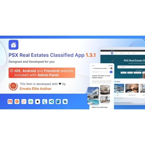 Classified-For-RealEstates-Classified-App-with-Frontend-and-Admin-Panel.jpg Classified For RealEstates | Classified App with Frontend and Admin Panel - Image 1