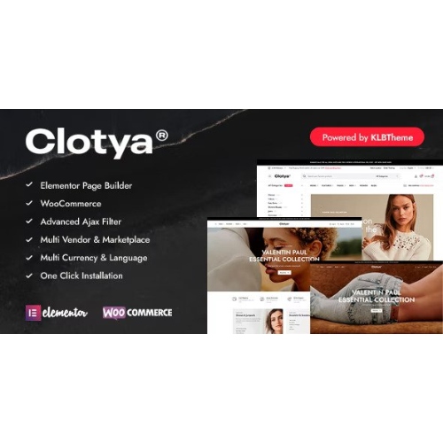 Clotya-Fashion-Store-eCommerce-Theme.jpg Clotya – Fashion Store eCommerce Theme - Image 1