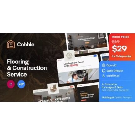 Cobble – Flooring & Construction Service WordPress Theme