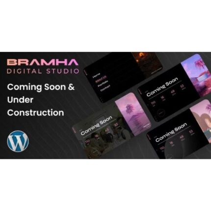 Coming Soon & Under Construction WordPress Theme – Bramha