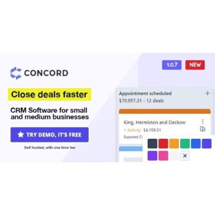 Concord – Deals Management CRM