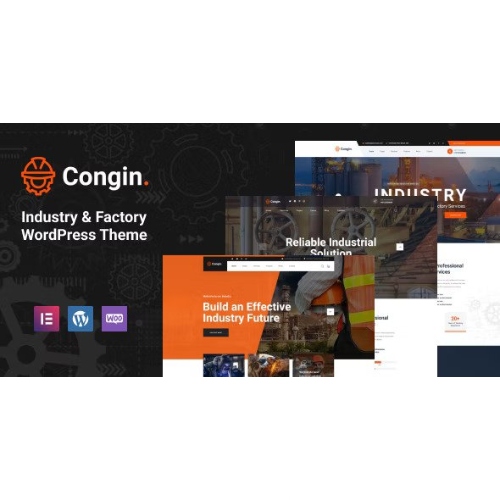 Congin-Industry-Factory-WordPress-Theme.jpg Congin – Industry & Factory WordPress Theme - Image 1
