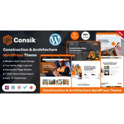 Consik – Construction & Architecture WordPress Theme