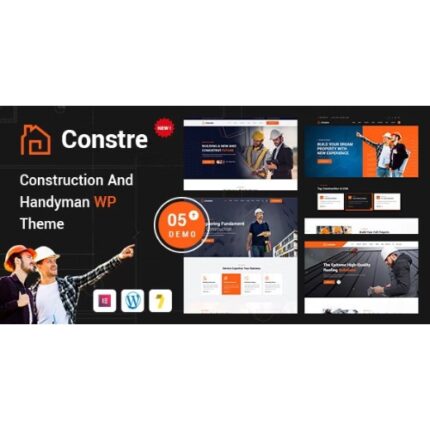 Constre – Construction, Building & Handyman Services WordPress Theme