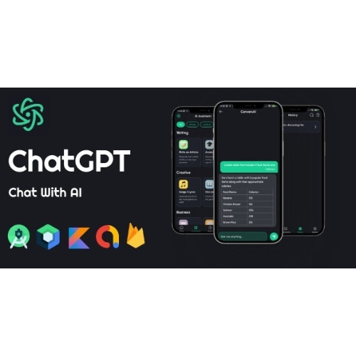 ConversAI-ChatGPT-AI-Native-Android-Chat-App-Free-Download.jpg ConversAI ChatGPT AI Native Android Chat App - Image 1