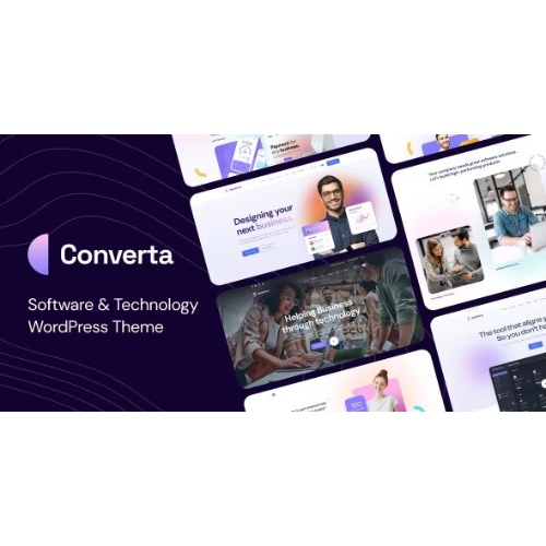 Converta-Software-Company-Theme.jpg Converta – Software Company Theme - Image 1