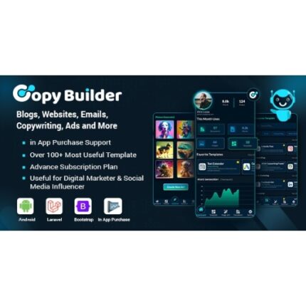 Copy Builder – OpenAI ChatGPT AI Writing Assistant, AI Image Generator, and Content Creator as SaaS