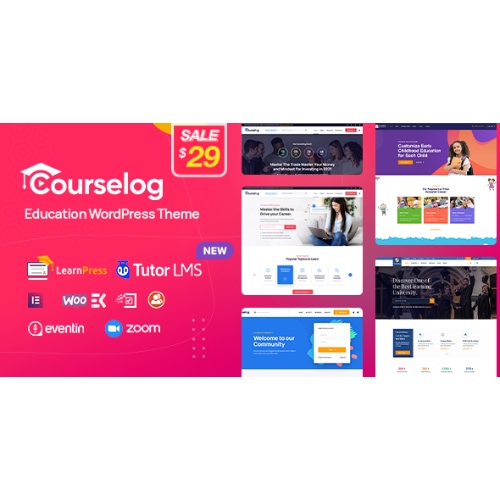 Courselog-Education-WordPress-Theme.jpg Courselog – Education WordPress Theme - Image 1