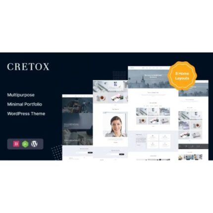 Cretox – Multipurpose Minimal Portfolio WordPress Theme