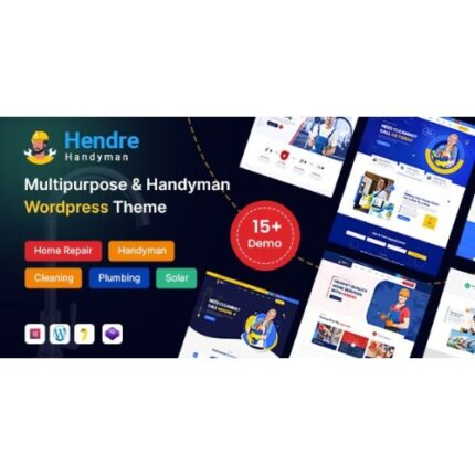 Hendre – Repaire, Plumbing & Handyman Services WordPress Theme