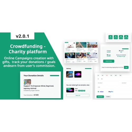 Crowdfunding-Fund-raising-platform-Charity-Donation.jpg Crowdfunding – Fund raising platform / Charity / Donation - Image 1