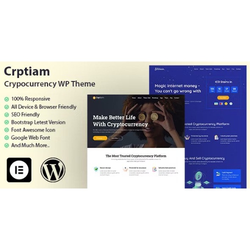 Crptiam-Cryptocurrency-WordPress-Theme.jpg Crptiam – Cryptocurrency WordPress Theme - Image 1