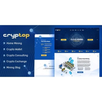CrypTop – ICO Landing and CryptoCurrency WordPress Theme
