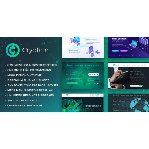 Cryption-ICO-Cryptocurrency-Blockchain-WordPress-Theme.jpg Cryption – ICO, Cryptocurrency & Blockchain WordPress Theme - Image 1