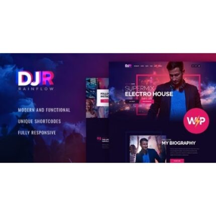DJ Rainflow | A Music Band & Musician WordPress Theme