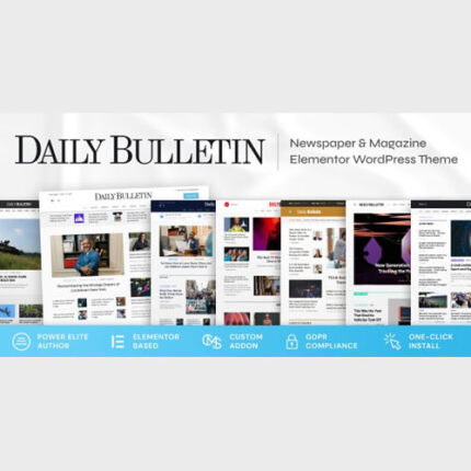 Daily Bulletin – Magazine & Newspaper WordPress Theme