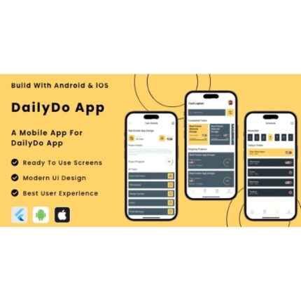 DailyDo App – Online Daily Task Manager App Flutter | Android | iOS Mobile App Template
