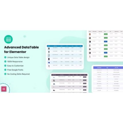 Datalentor – Advanced DataTable for Elementor