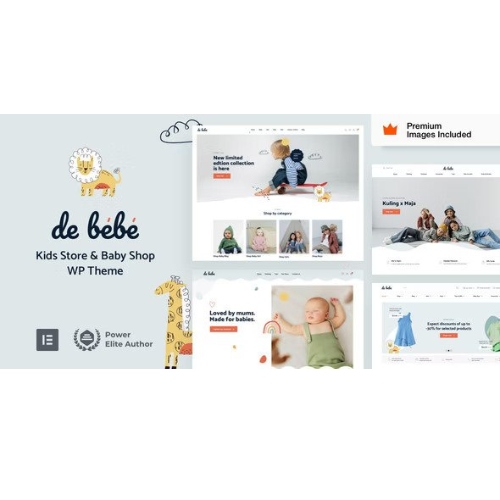 Debebe-Baby-Shop-and-Children-Kids-Store-WordPress.jpg Debebe – Kids Fashion eCommerce WordPress Theme - Image 1