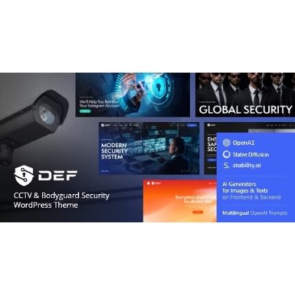 Def — CCTV & Bodyguard Security WordPress Theme
