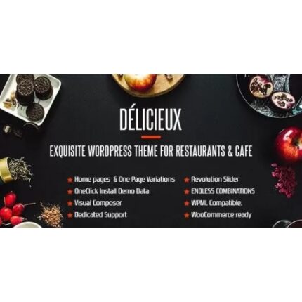 Delicieux | Creative Restaurant WordPress Theme