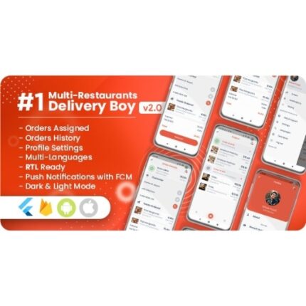 Delivery Boy For Multi-Restaurants Flutter App