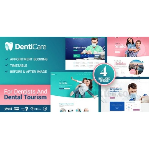 DentiCare-Medical-Dentist-Dental-Clinic.jpg DentiCare – Medical & Dentist WordPress Theme - Image 1