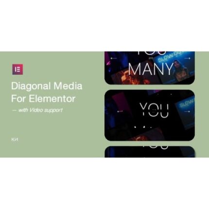 Diagonal Media for Elementor