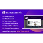 Divi Ajax Search