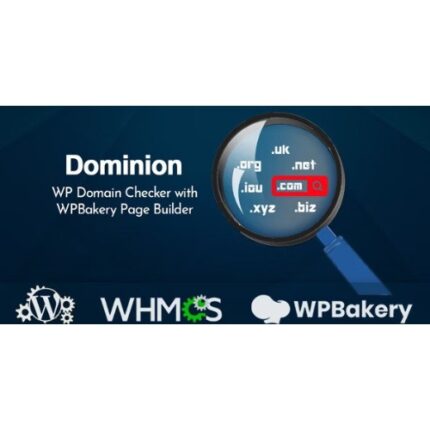 Dominion – WP Domain Checker with WPBakery Page Builder