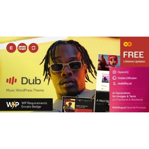Dub-Music-WordPress-Theme.jpg Dub – Music WordPress Theme - Image 1