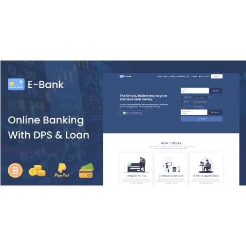 E-Bank-Nulled-Complete-Online-Banking-System-With-DPS-Loan-Free-Download.jpg E-Bank – Complete Online Banking System With DPS & Loan - Image 1