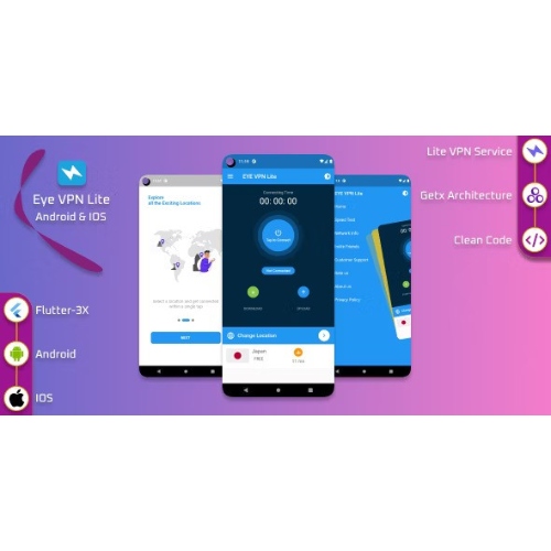 EYE-VPN-Lite-Flutter-VPN-Application-With-Web-Admin-Panel.jpg EYE VPN Lite Flutter VPN Application With Web Admin Panel - Image 1