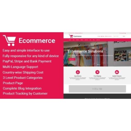 Ecommerce – Responsive Ecommerce Business Management Script