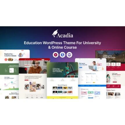 Education WordPress Theme For University & Online Course – Acadia