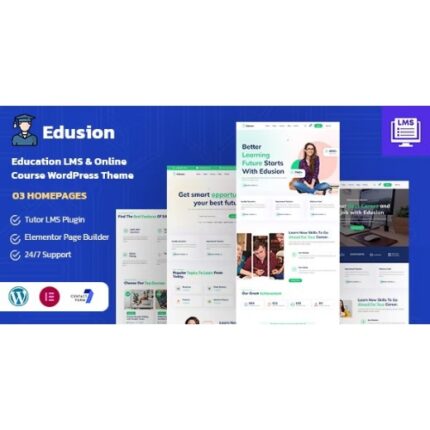 Edusion – Education LMS WordPress Theme