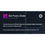 Ele Posts Slider – any post type slider for Elementor PRO
