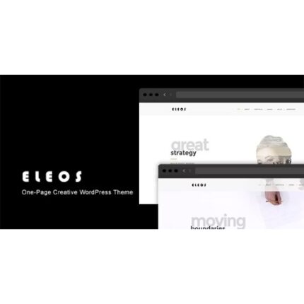 Eleos – One-Page Creative WordPress Theme