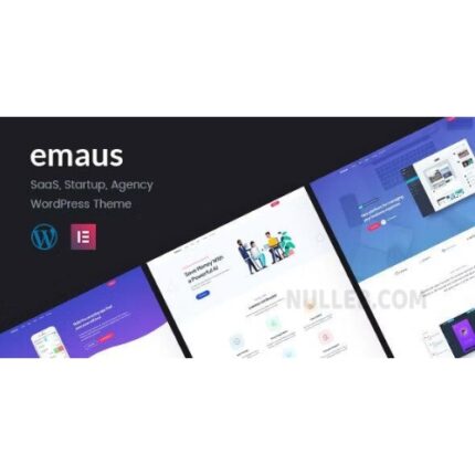 Emaus – SaaS App and Startup Elementor WordPress Theme