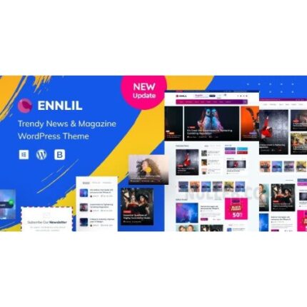 Ennlil – Modern Magazine WordPress Theme with Dark Mode + WooCommerce