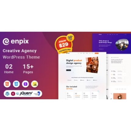Enpix | Digital Agency Creative Portfolio Theme