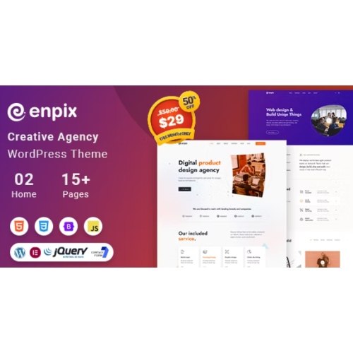 Enpix-Digital-Agency-Creative-Portfolio-Theme-Free-Download.jpg Enpix | Digital Agency Creative Portfolio Theme - Image 1