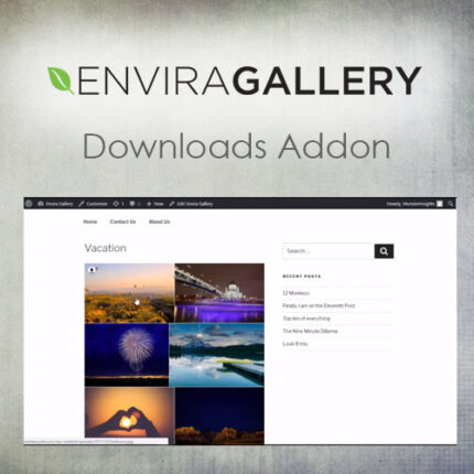 Envira Gallery – Downloads Addon
