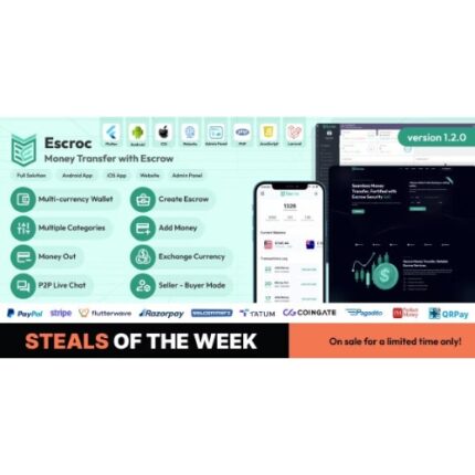 Escroc – Money Transfer with Escrow Full Solution