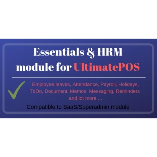 Essentials-HRM-Human-resource-management-Module-for-UltimatePOS-Free-Download-1.jpg Essentials & HRM (Human resource management) Module for UltimatePOS (With SaaS compatible) - Image 1