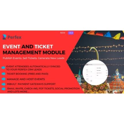 Event Management and Ticket Booking Module for Perfex